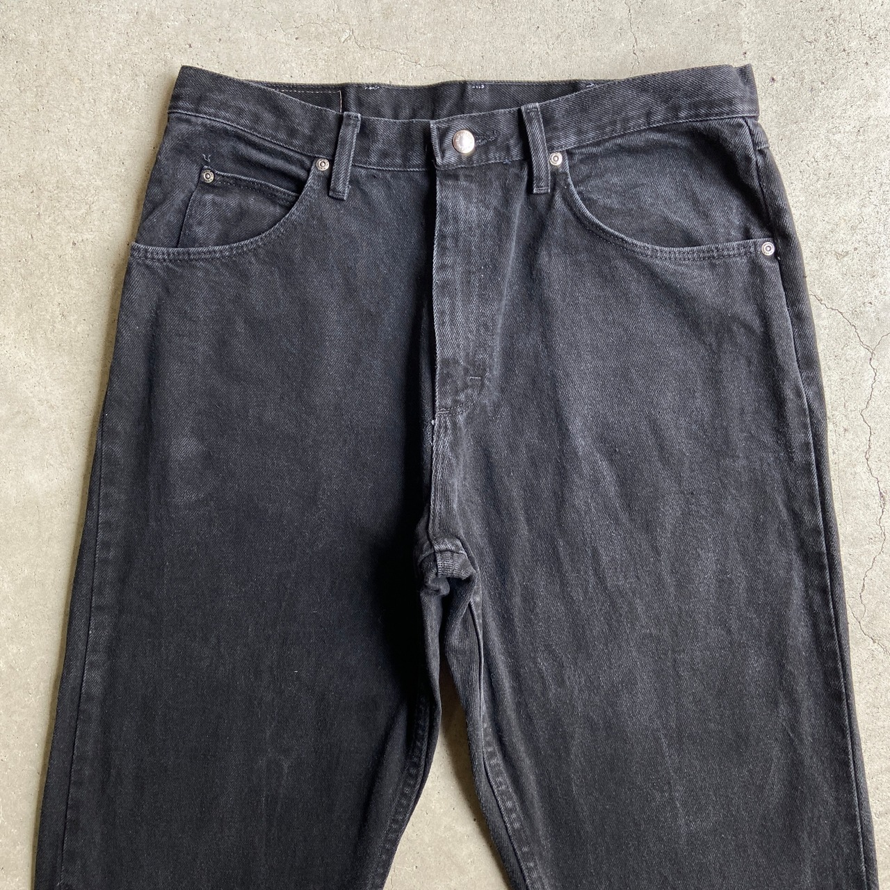 メキシコ製 90年代 Wrangler ラングラー ストレート ブラックデニム 
