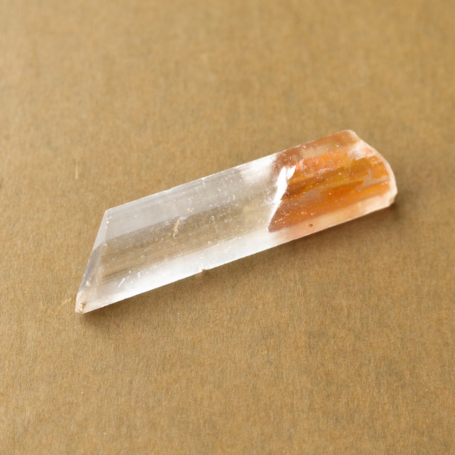 セレナイト・ブレード ゴールドジプサム 中国貴州省産 11g/ 鉱物・結晶