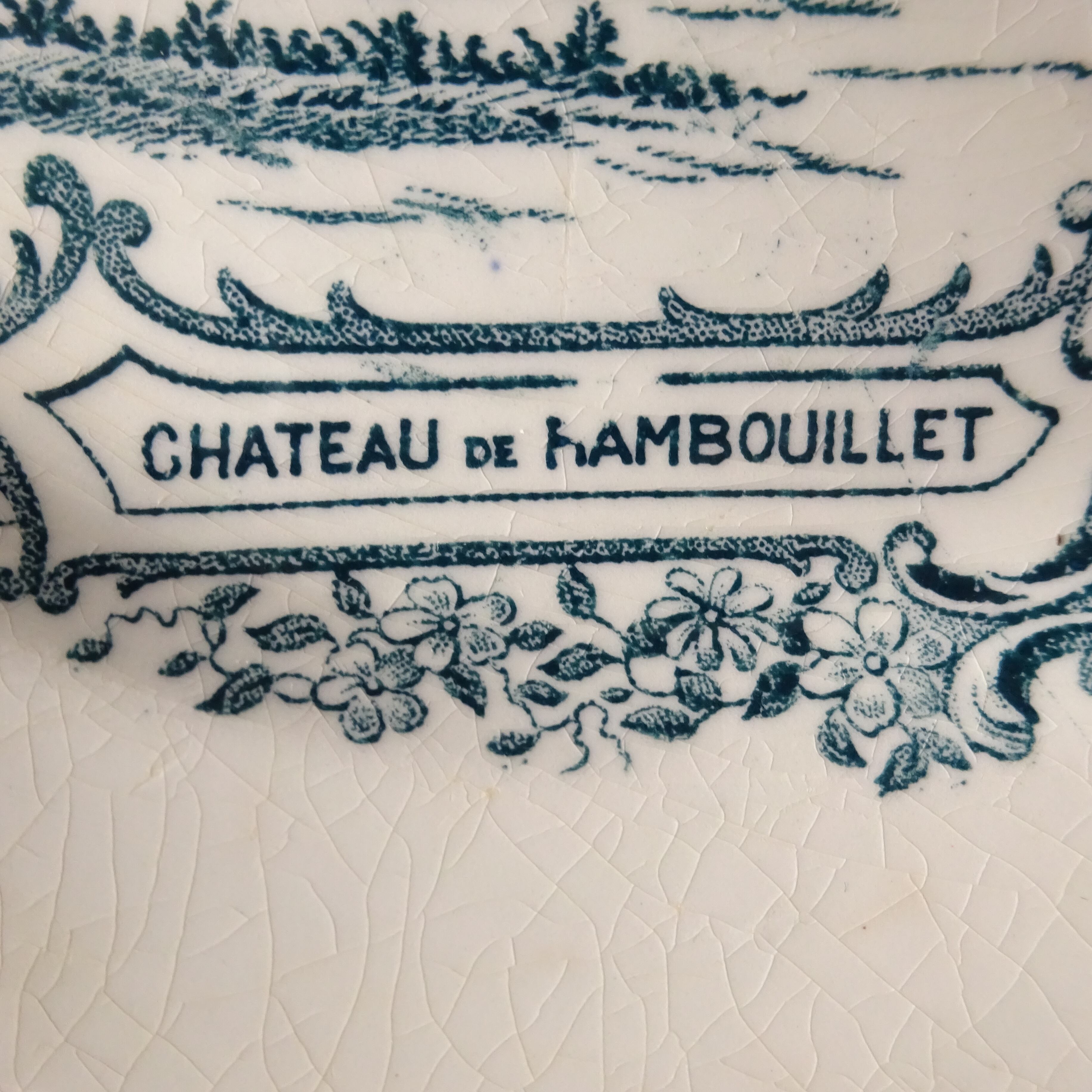 【 Épuisé 】☆TERRE DE FER Cleirefontaine modèle CHATEAUX 《CHATEAU DE RAMBOUILLET》 assiette plate