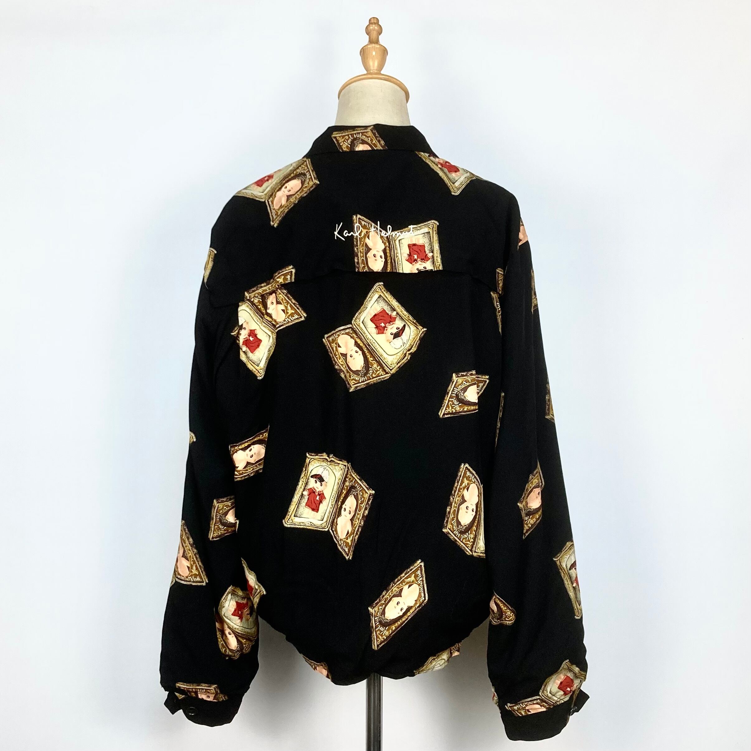 Vintage Karl カールヘルム ジャケット 80s リバーシブル Helmut PINK 