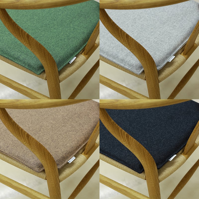 即納》CH24 Yチェア専用 ファブリッククッション（リバーシブル