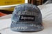 Supreme Denim Camp Cap Stripe