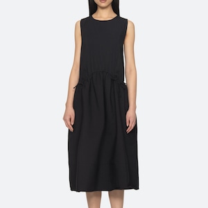 SEA NY RONI SOILD SLVLESS DRESS BLACK