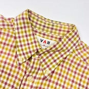 VAN JAC ヴァンヂャケット BD ボタンダウン 長袖 ネルシャツ LL/マルチ メンズ