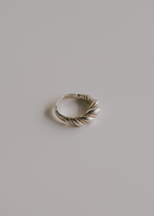 50-80's euro vintage rope twisted ring