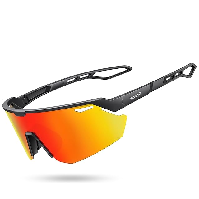 新品未開封》[Lamicall] スポーツサングラス 偏光レンズ 自転車 登山