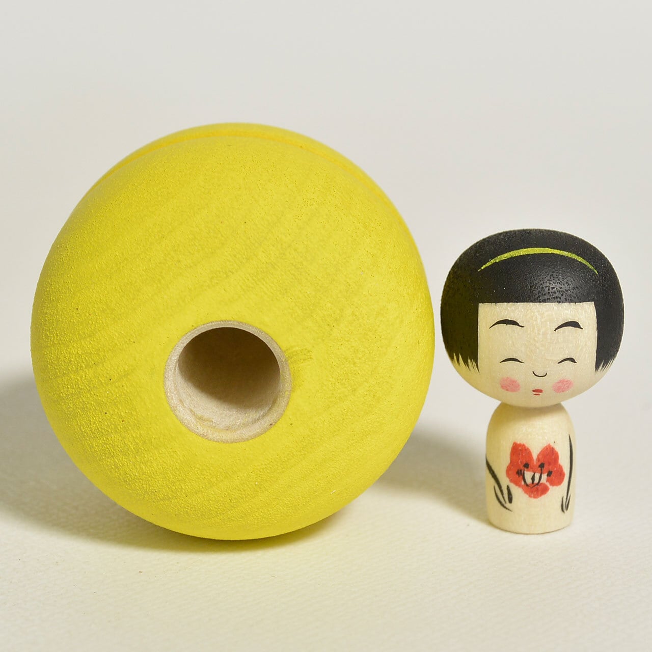 こけしちゃん専用のお品です マカロンちゃんこけし 約1.5寸 約4.5cm 鈴木明 工人（作並系）#2545