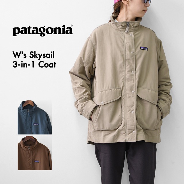 Patagonia [パタゴニア正規代理店] W's Skysail 3-in-1 Coat [28625] ウィメンズ・スカイセイル・スリーインワン・コート・LADY'S  [2026AW]