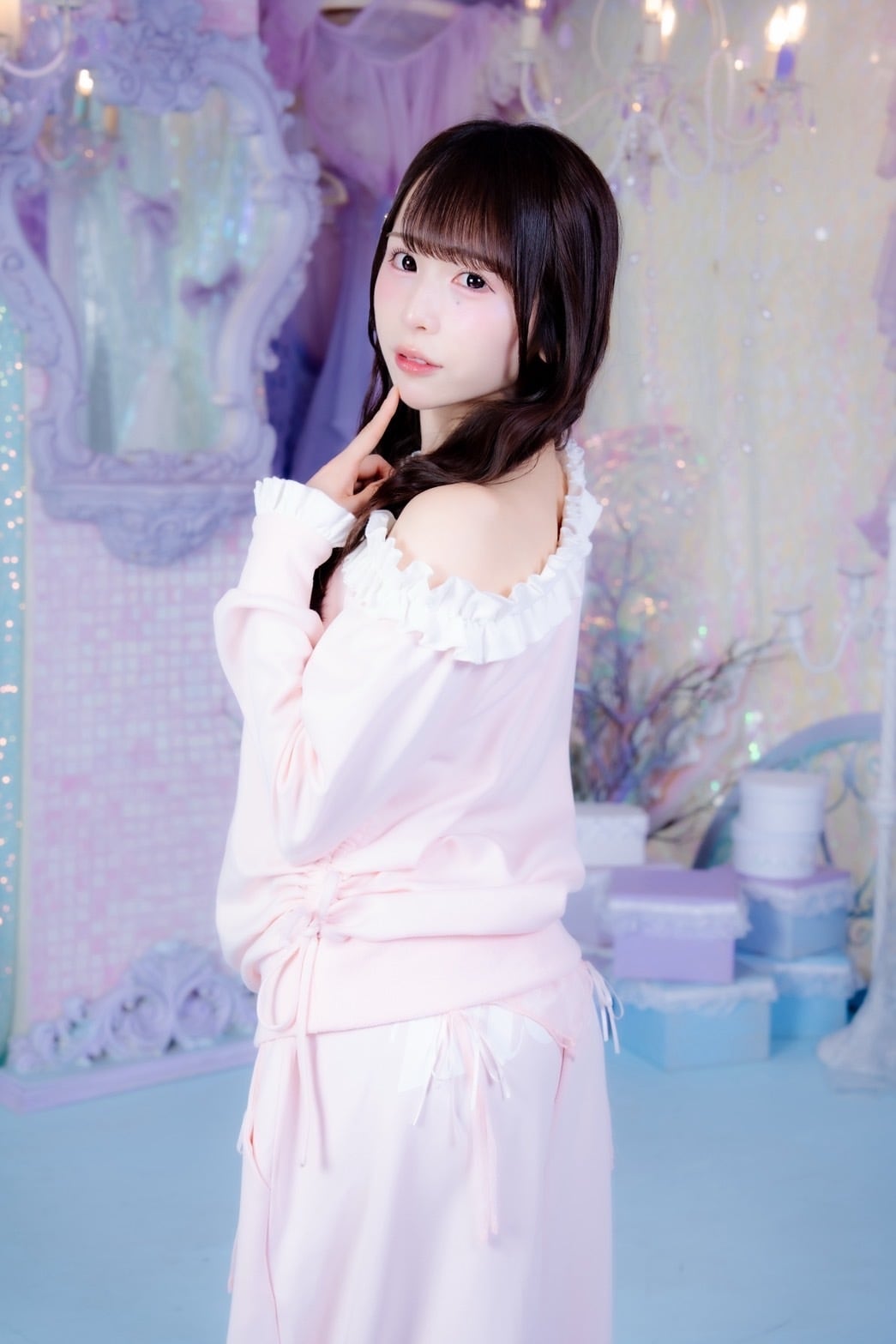Kitten Frill One Shoulder Tops