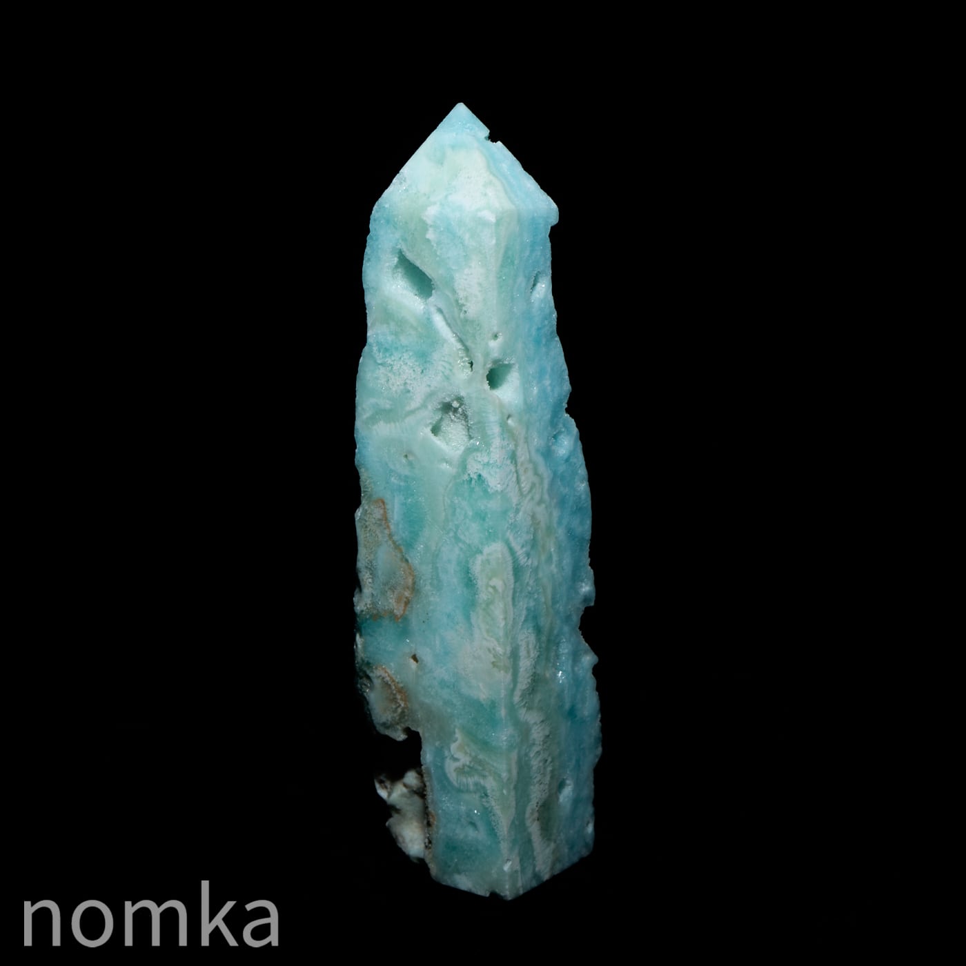 希少＆高品質】ブルーアラゴナイト 原石ポイント(中国雲南省産) 144g