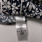 Brooks Brothers ブルックスブラザーズ フローラル総柄 シャツワンピース ロング丈 2/ネイビー ホワイト