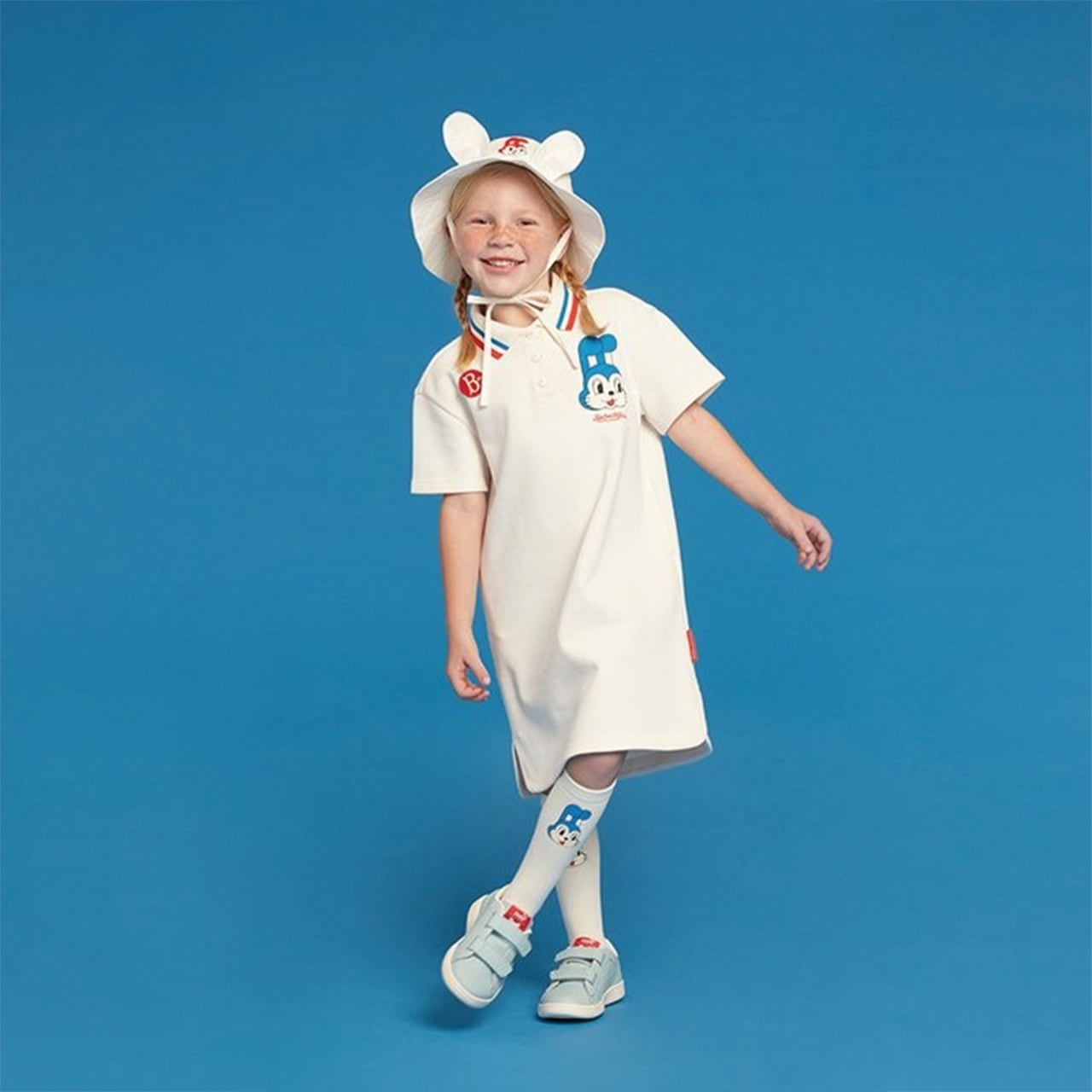 BEBE DE PINOベベドピノ ボンジュールバニー ワンピース | Bambini101