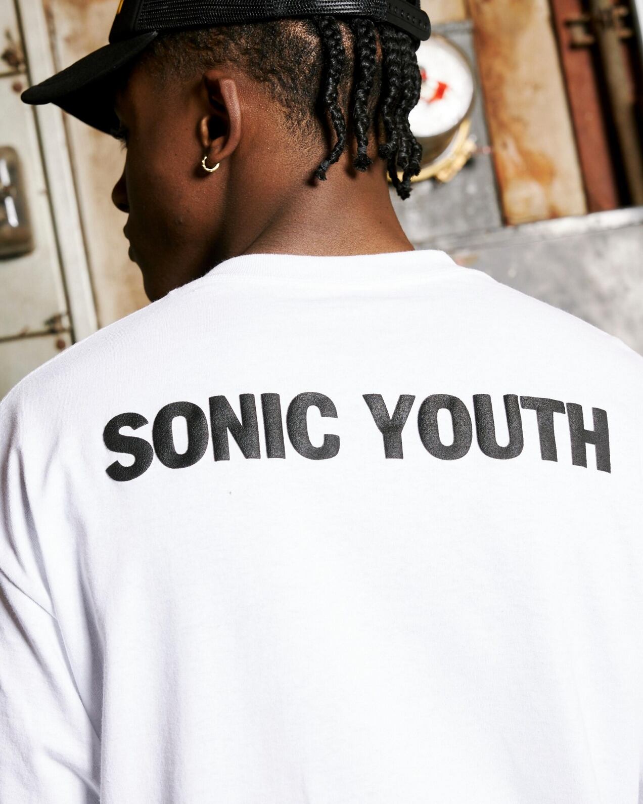 【PLEASURES/プレジャーズ×Sonic Youth/ソニック・ユース】STAR POWER T-SHIRT Tシャツ / WHITE /  11637 | AnKnOWn LAB powered by BASE