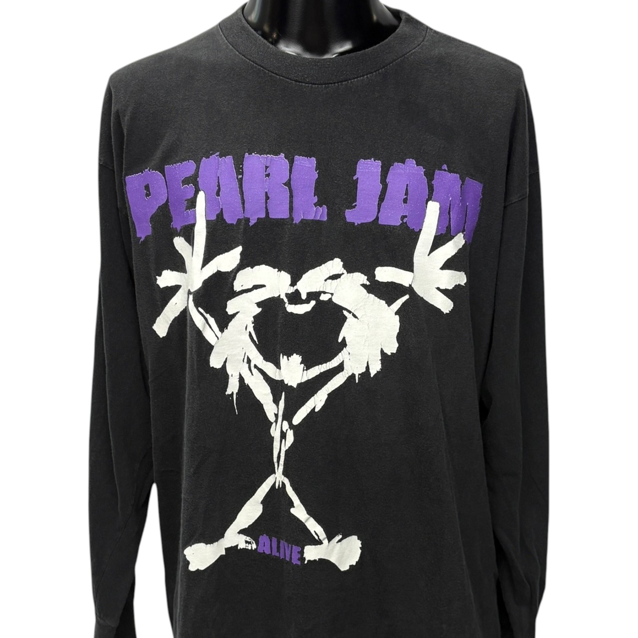 【PEARL JAM】パール・ジャム "ALIVE STICKMAN" Vintage ロングスリーブTシャツ