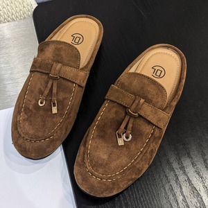 Tassel Loafer Mule 2col W00301
