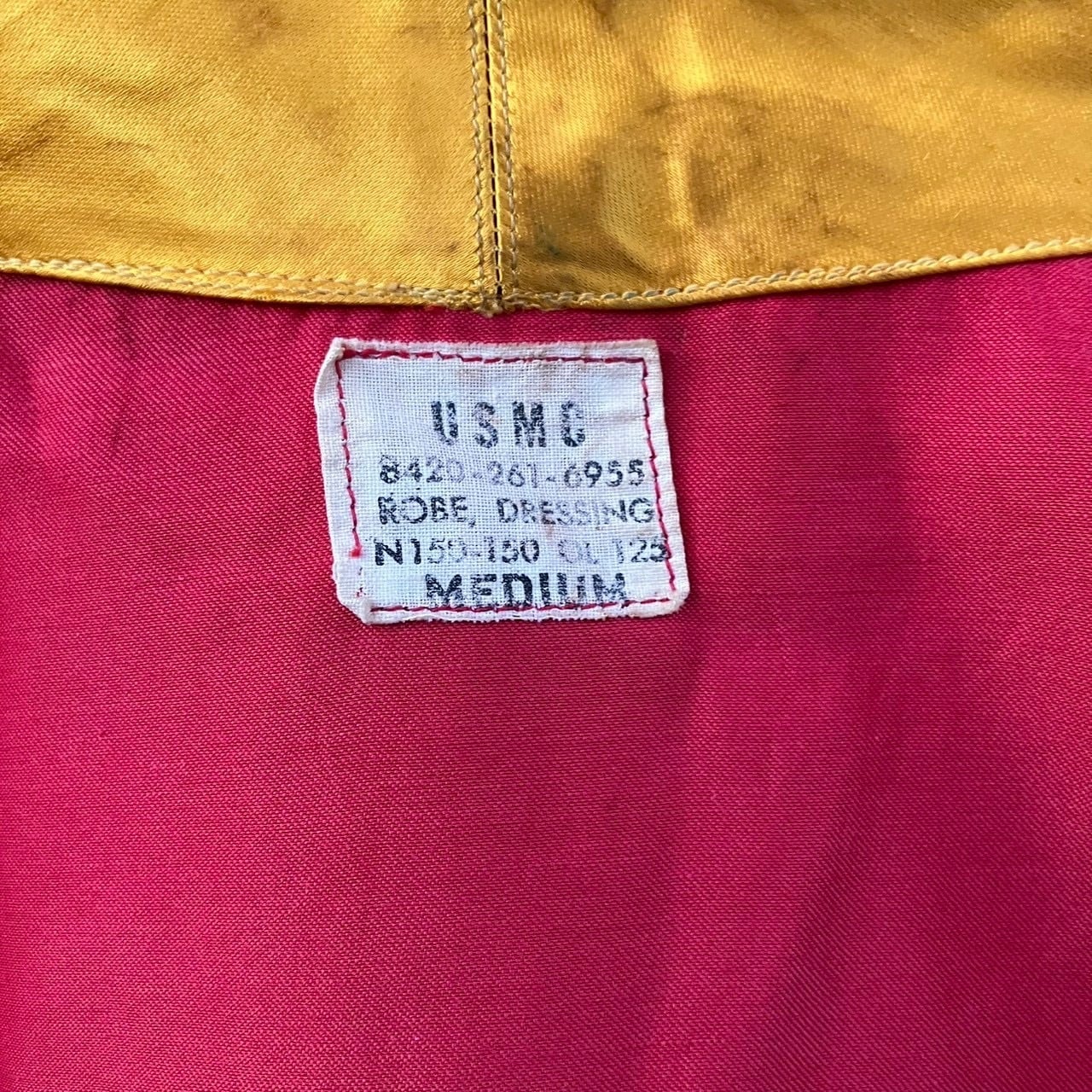 貴重 60s 米軍実物 US MARINES USMC 海兵隊 ボクシング ガウン