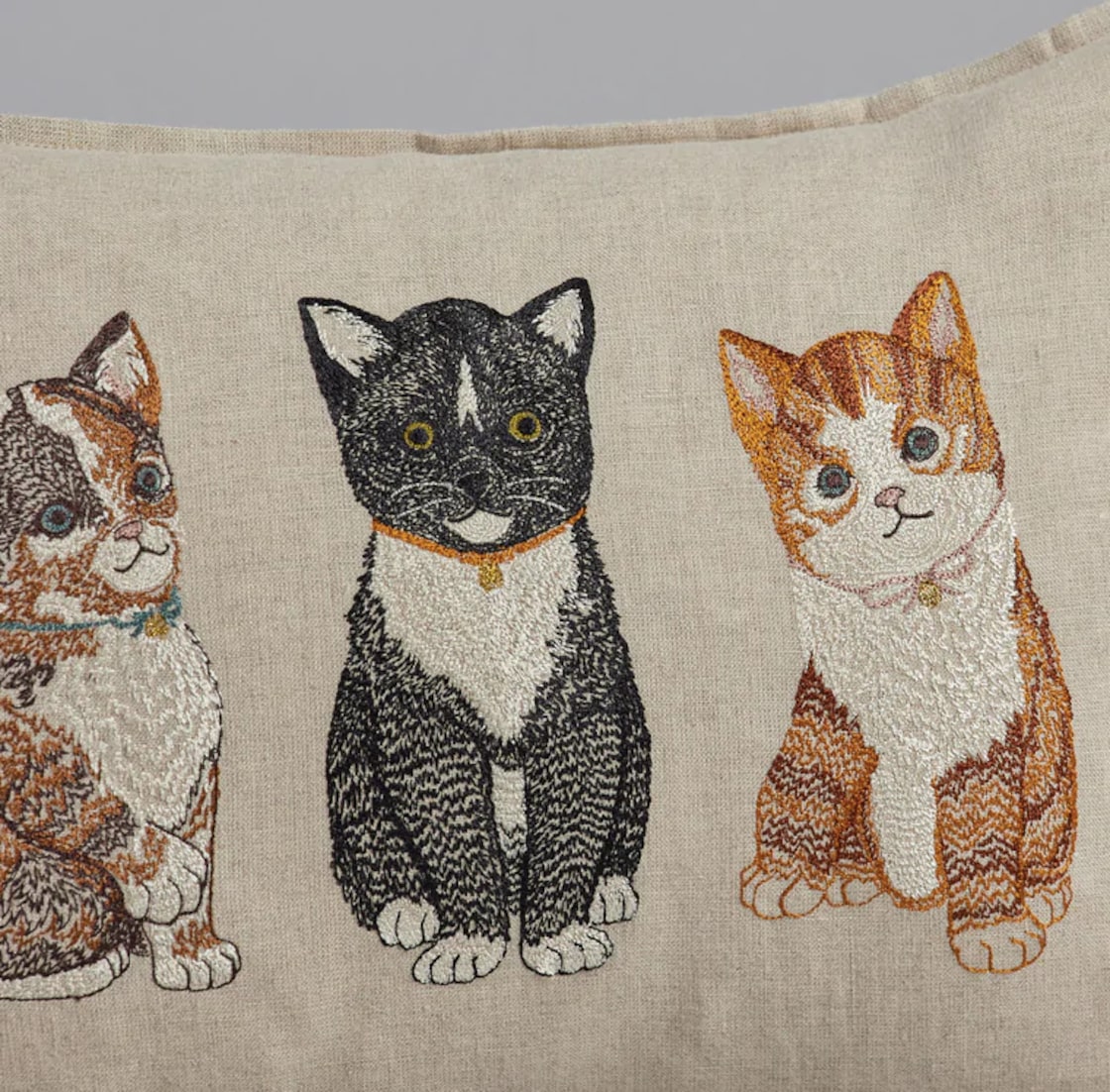 CORAL&TUSK コーラルアンドタスク クッションカバー cat 猫 CORAL&TUSK コーラルアンドタスク クッションカバー cat 猫(再
