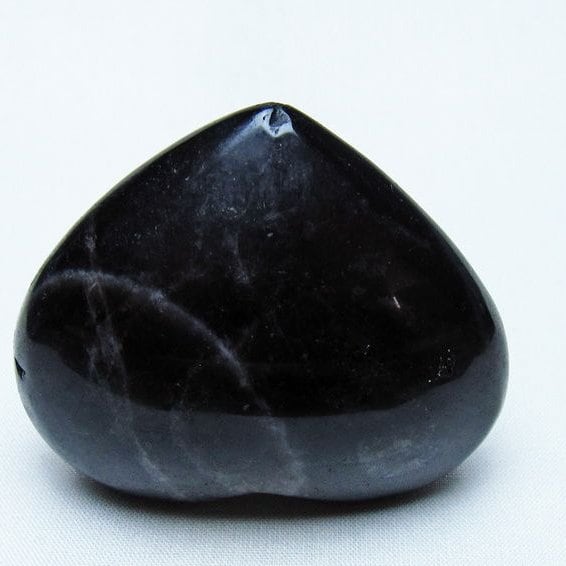 モリオン 置物 ハート 黒水晶 一点物 145-1965 | 天然石