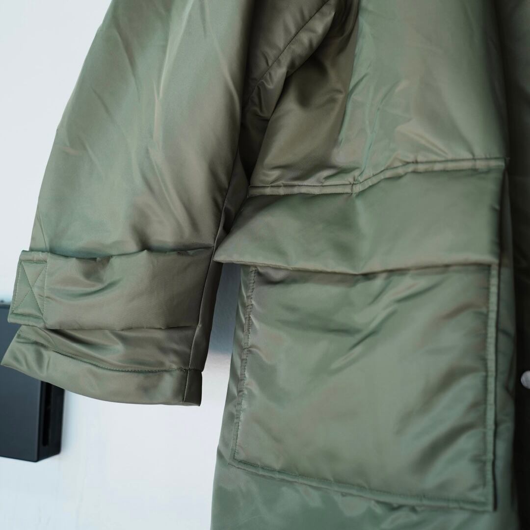 Sand Waterr RESEARCHED PADDED COAT / NYLON SATIN | LIT