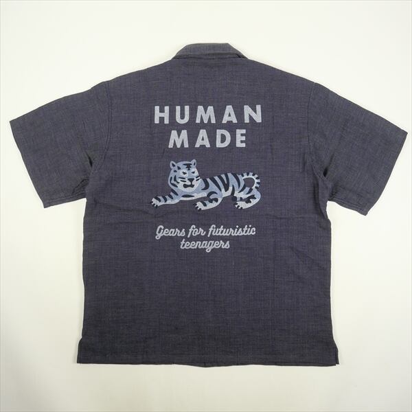 HUMAN MADE CHAMBRAY GAUZE ALOHA SHIRT