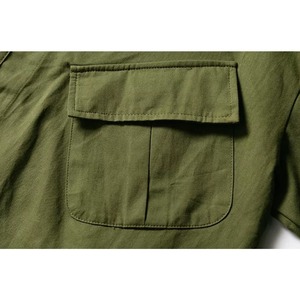 Henry neck button down shirt 0289