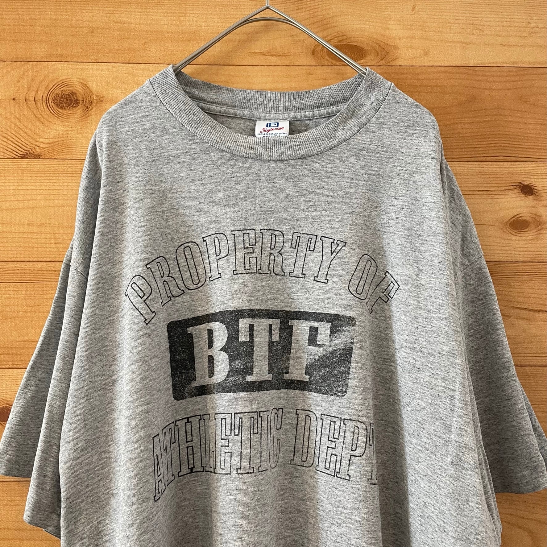 Superior】90s USA製 企業系 フィットネスジム ロゴ プリントTシャツ