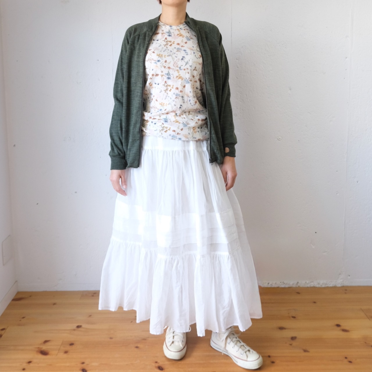 JOHA(ヨハ) KIDS-150 / Zip cardigan メリノウール 裏起毛ジップカーディガン