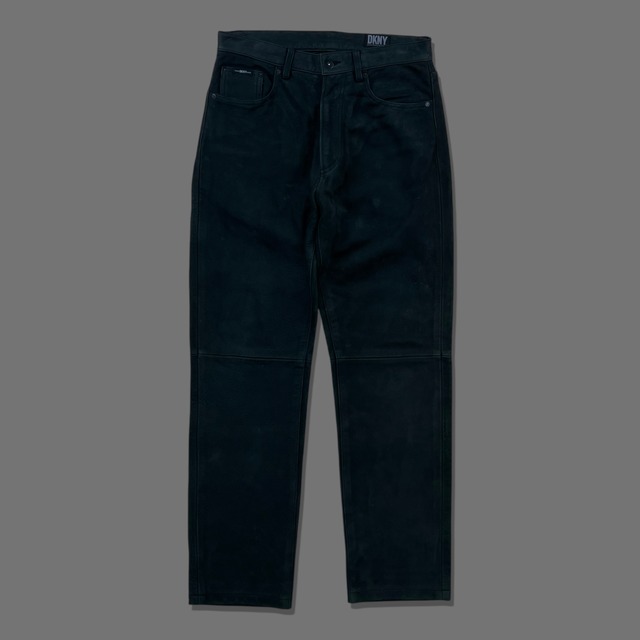 00s DKNY sheep leather pants