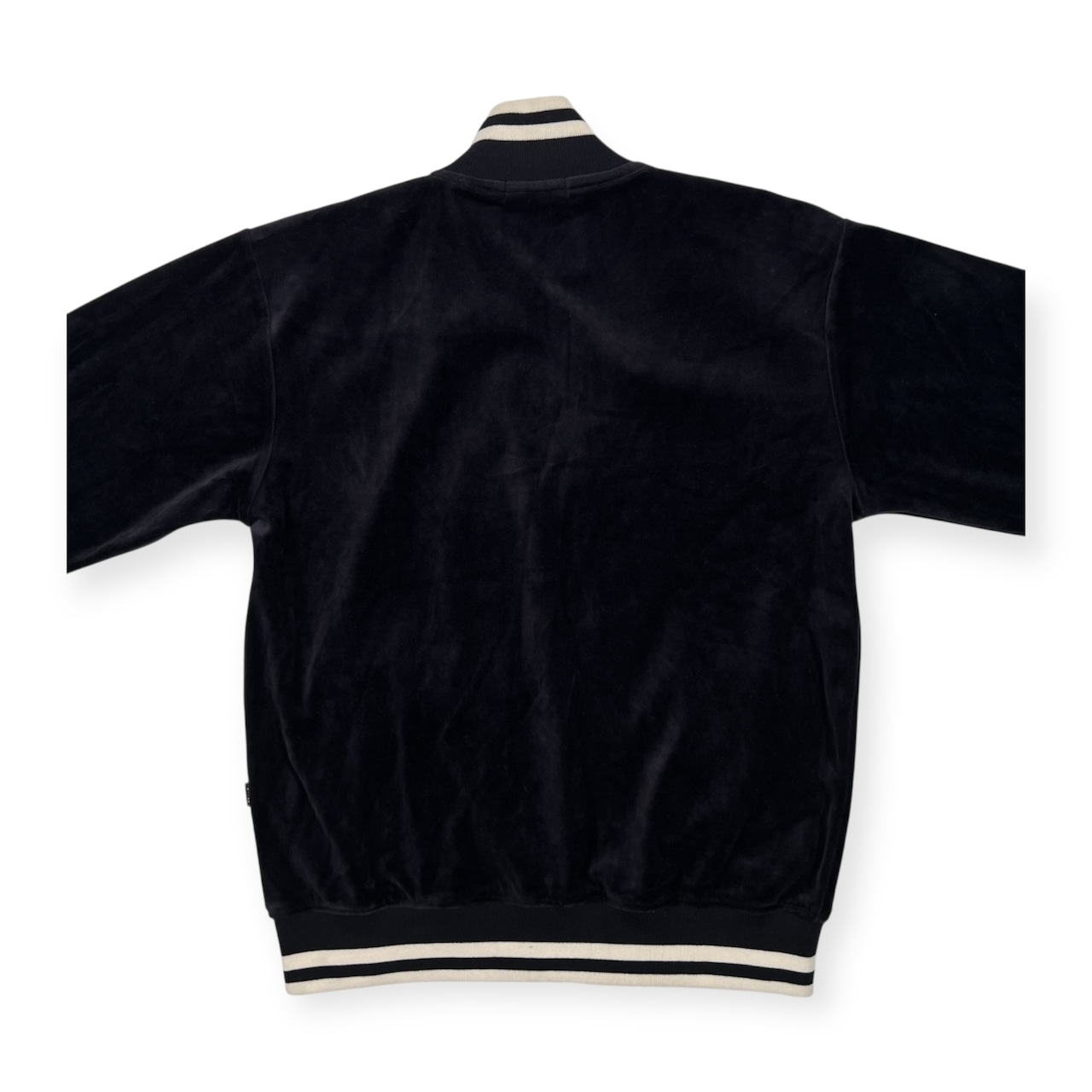 VAN JAC ヴァンヂャケット ジップアップ ベロア トラックジャケット ジャージ サイズ L /メンズ/ブラック/ベルソン期