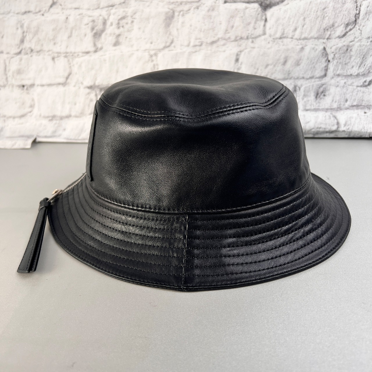 LOEWE ロエベ アナグラムフィッシャーマンハット 帽子 黒 A-13148