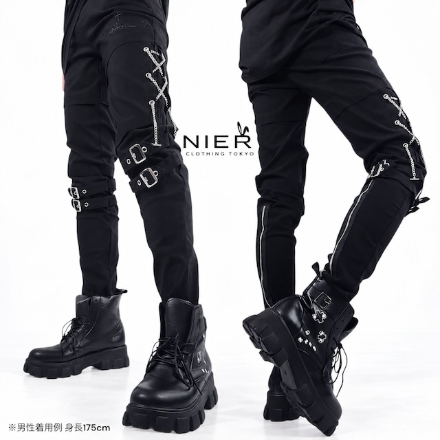 ✦痩せ見え効果抜群✦高品質SIDE CHAIN BRAID STYLISH PANTS