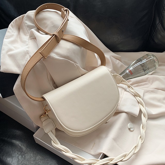 新しい小さなバッグ女性バッグ2020夏新しい波テクスチャワイルドメッセンジャーバッグins eignワンショルダーサドルバッグ Tiancai_Wing_Bag8779761