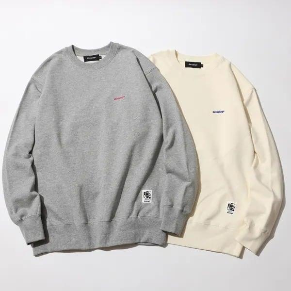 トップス ABCD FLEURS original logo crewneck sweat ABCD FLEURS original logo crewneck sweatshirt (ASH) | Pay ID