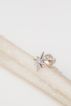 Shining Star Stud Earring【片耳用】Silver925