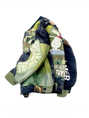 【bomber34】再構築リバーシブルボンバー Kimono×Military MIX BOMBER JACKET