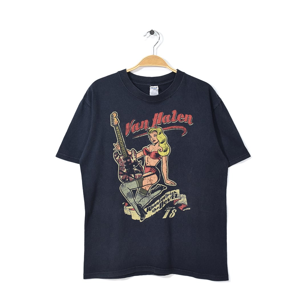 ヴァンヘイレン Van Halen 1984ツアーT 激レア 入手困難モノ - Tシャツ
