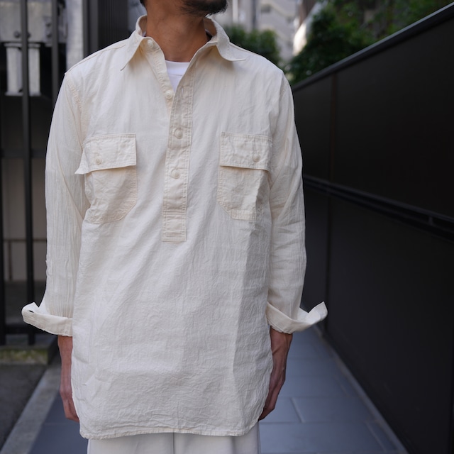 KENNETH FIELD(ケネスフィールド) / TRIPLE STITCH MANUFACTURE SHIRTS KHADI limited-NATURAL-(24SS-50)