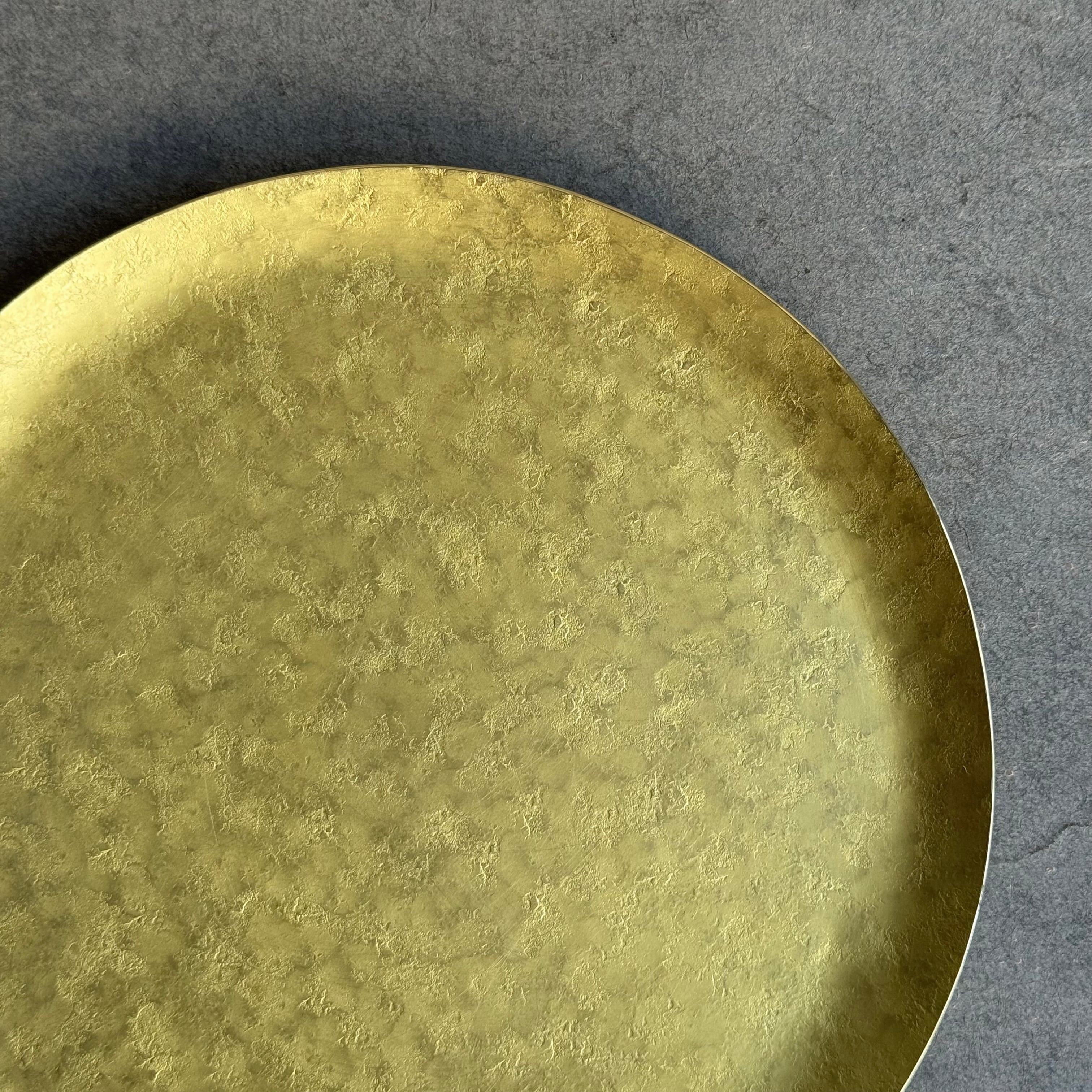 奥澤華 中皿 (真鍮) | gallery 一白