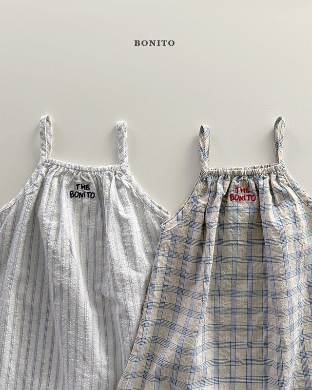 [即納S/M/L]≪BONITO≫Buddy Strap Dress light yellow(check) 16
