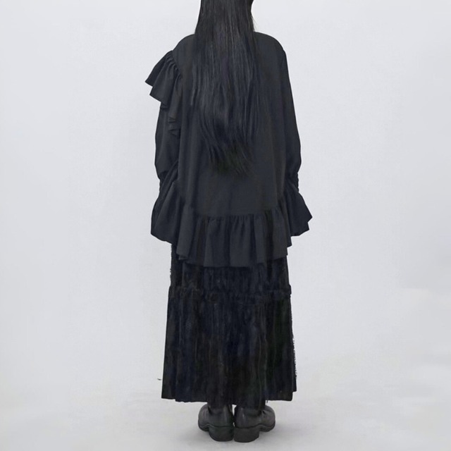 Ruffle layered blouse C1439