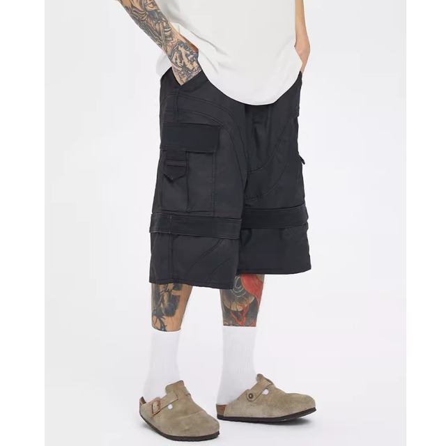 【DRIP5110】F2CE Wax coating loose shorts