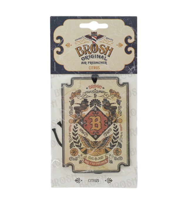 卸売決済用　BROSH ORIGINAL AIR FRESHENER【CITRUS】RED