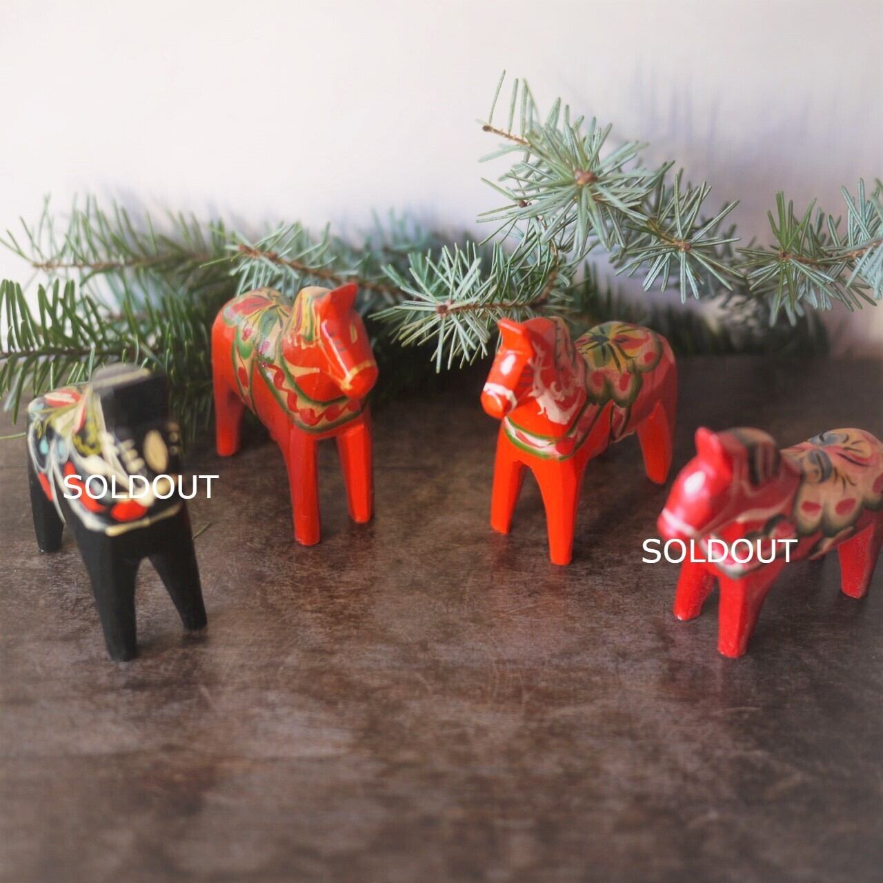 北欧 ダーラナホース 幸せを呼ぶ赤い馬 Nils Olsson/ニルス オルソン