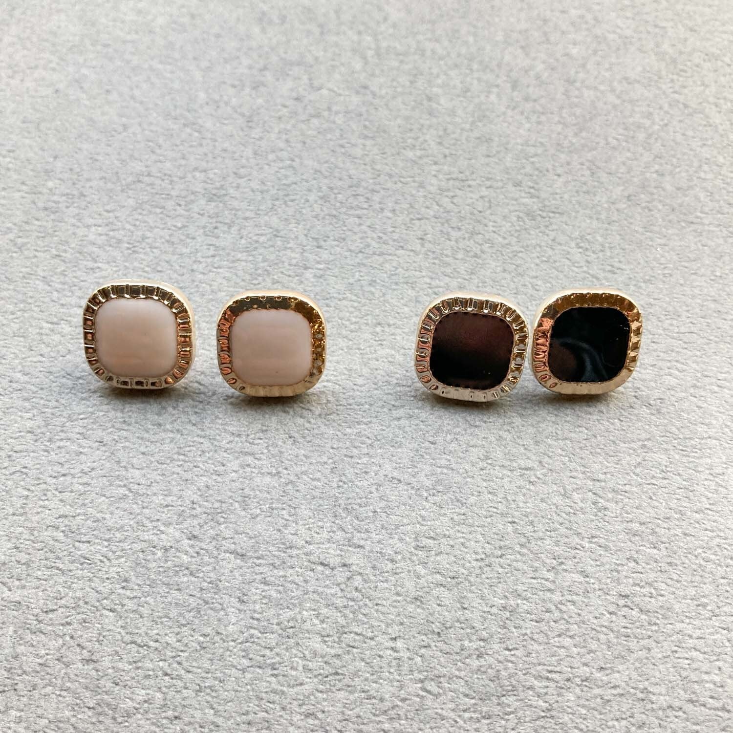 エポ付きミニスクエアボタンパック（2p/12mm） | Dua-アクセサリー