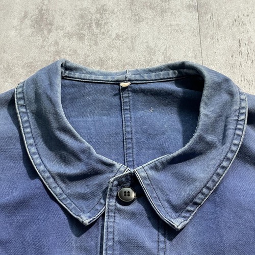 60s barbe bleue コットンツイル フレンチワークジャケット 詳細写真10