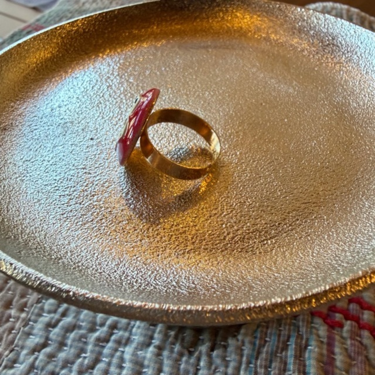 TOPANGA Jewelry  FOLK Art Ring Flower　フォークアートリング　フラワー　　指輪　リング　　Ring　