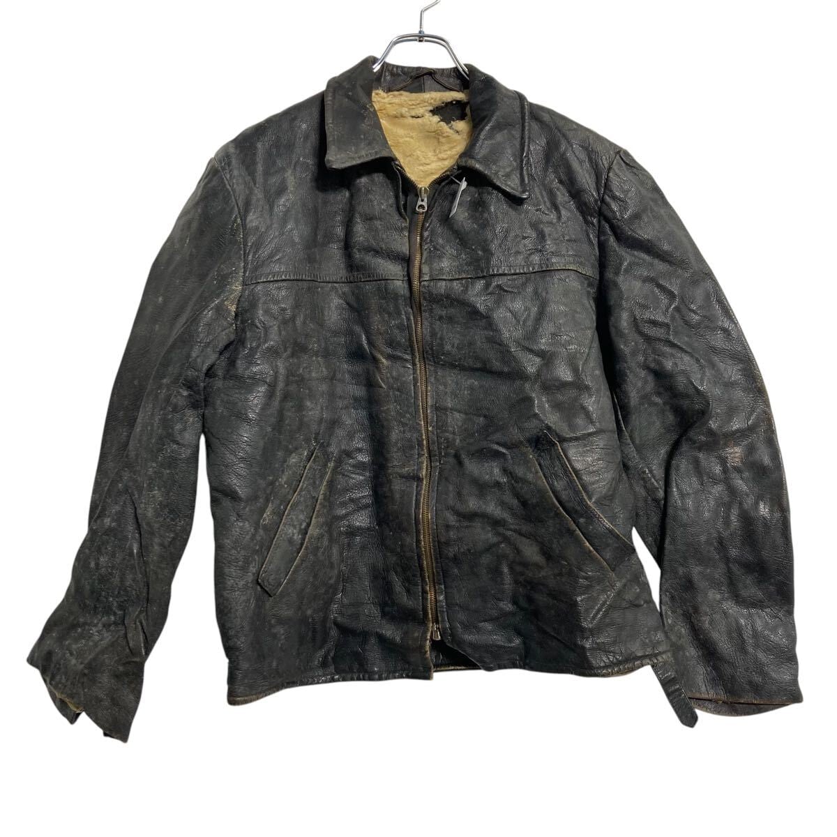 MARE 大阪　古着　レザー　ジャケット　ベスト　ヴィンテージ　黒　ライダース オンライン 通販ファッション - MARE 大阪 古着 レザー