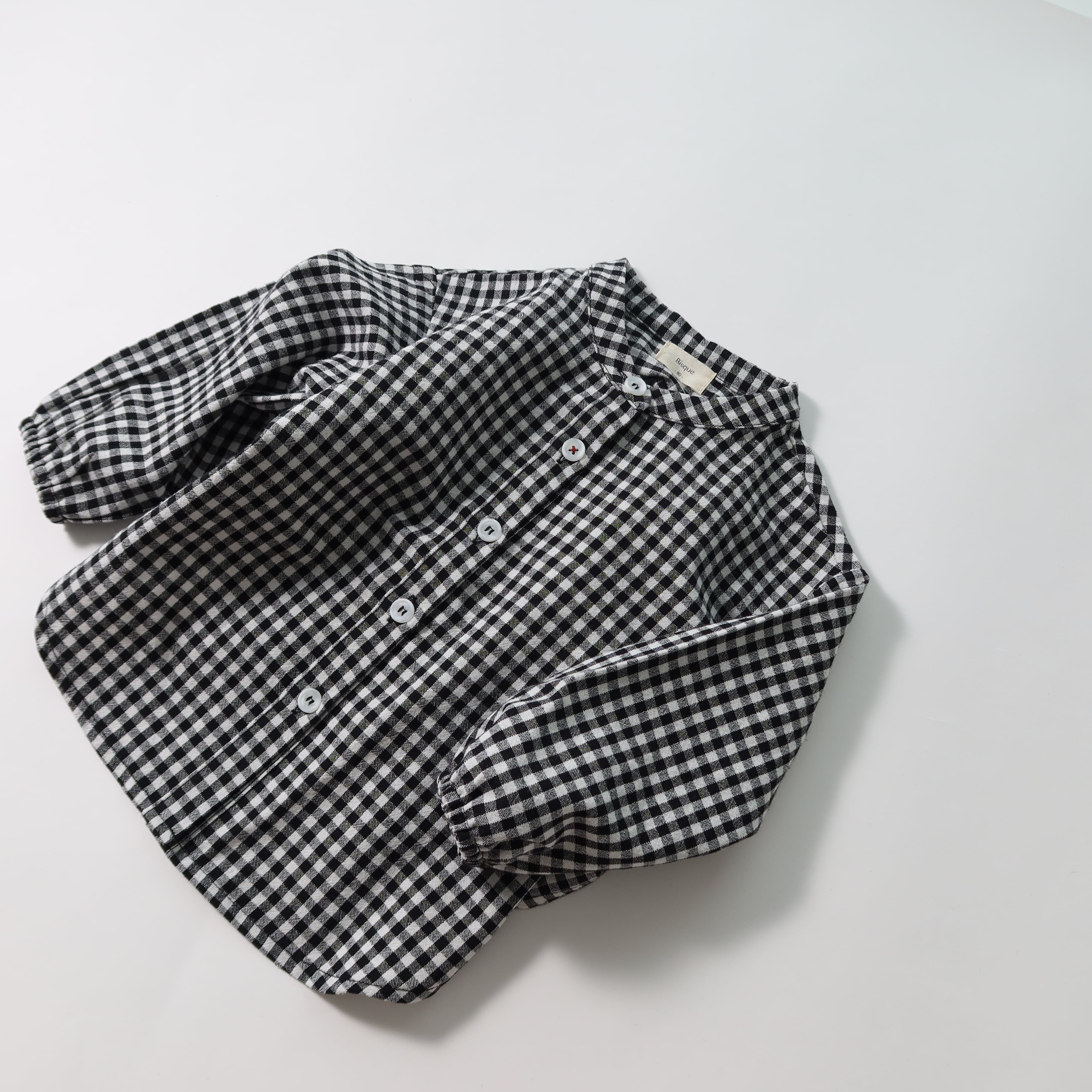 ギンガムチェックシャツ | 韓国子供服 Bisque -びすく-