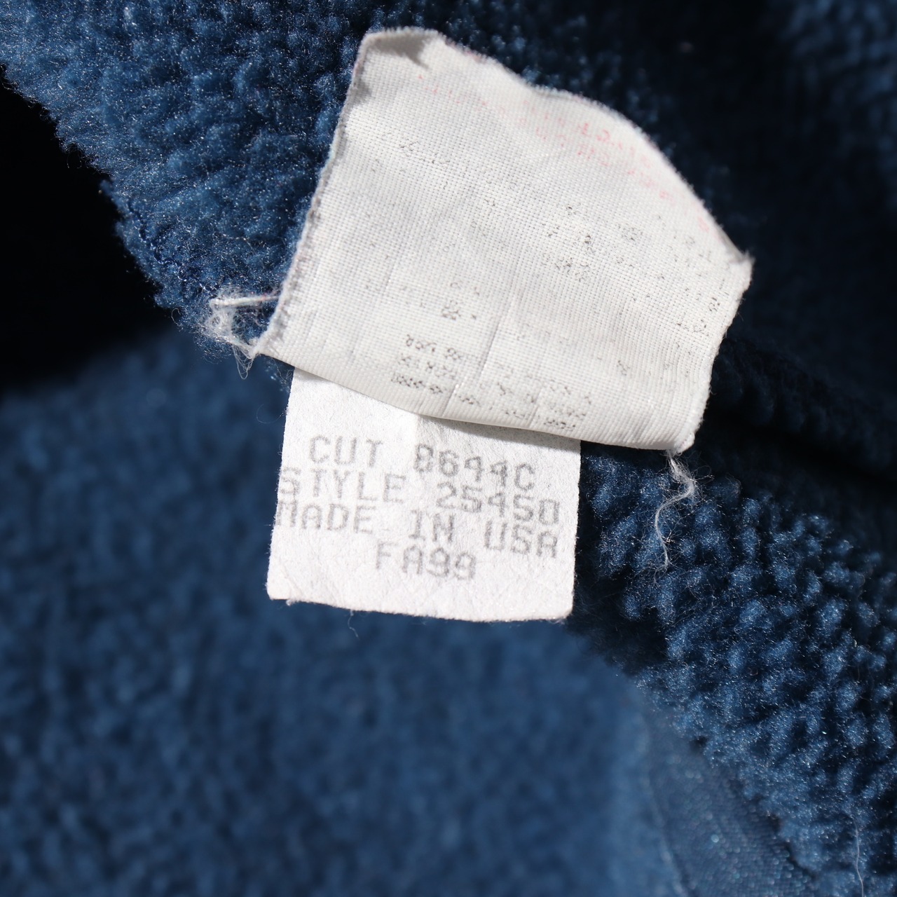 極美品 L USA 99年 霜降り青 メランジブルー シンチラスナップT Patagonia パタゴニア フリース
