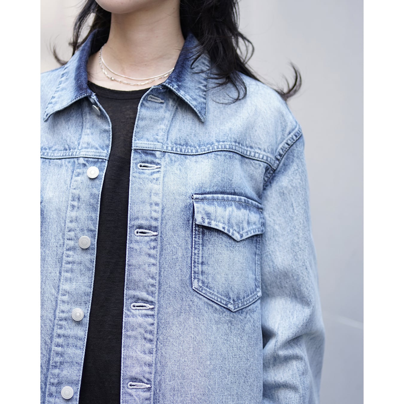 Nomàt] (ノマット) N-J-02 Two-tone Denim Blouson | Clique Tokyo